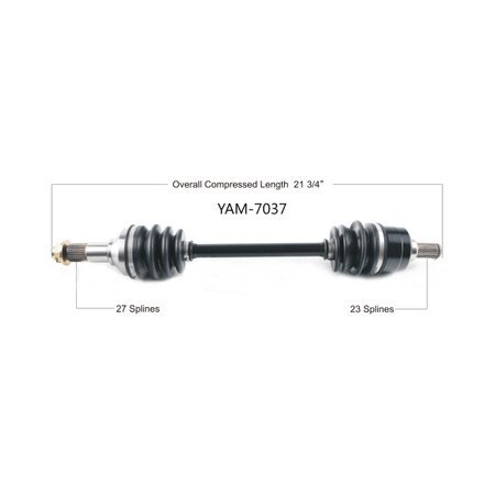 Wide Open OE Replacement CV Axle for YAM REAR L/R YFM70 GRIZZLY 16-20 YAM-7037